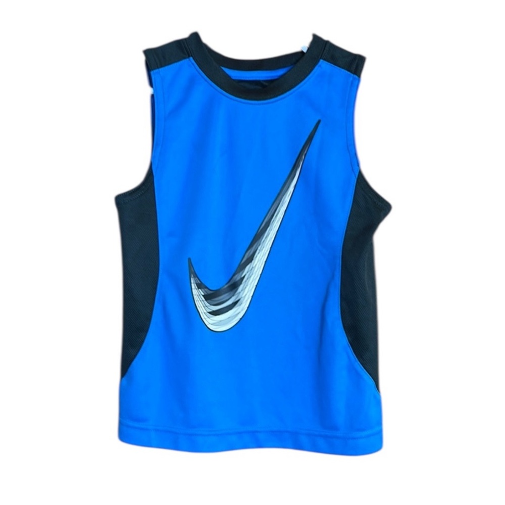 Nike Vibrant Blue and Black Tank Top